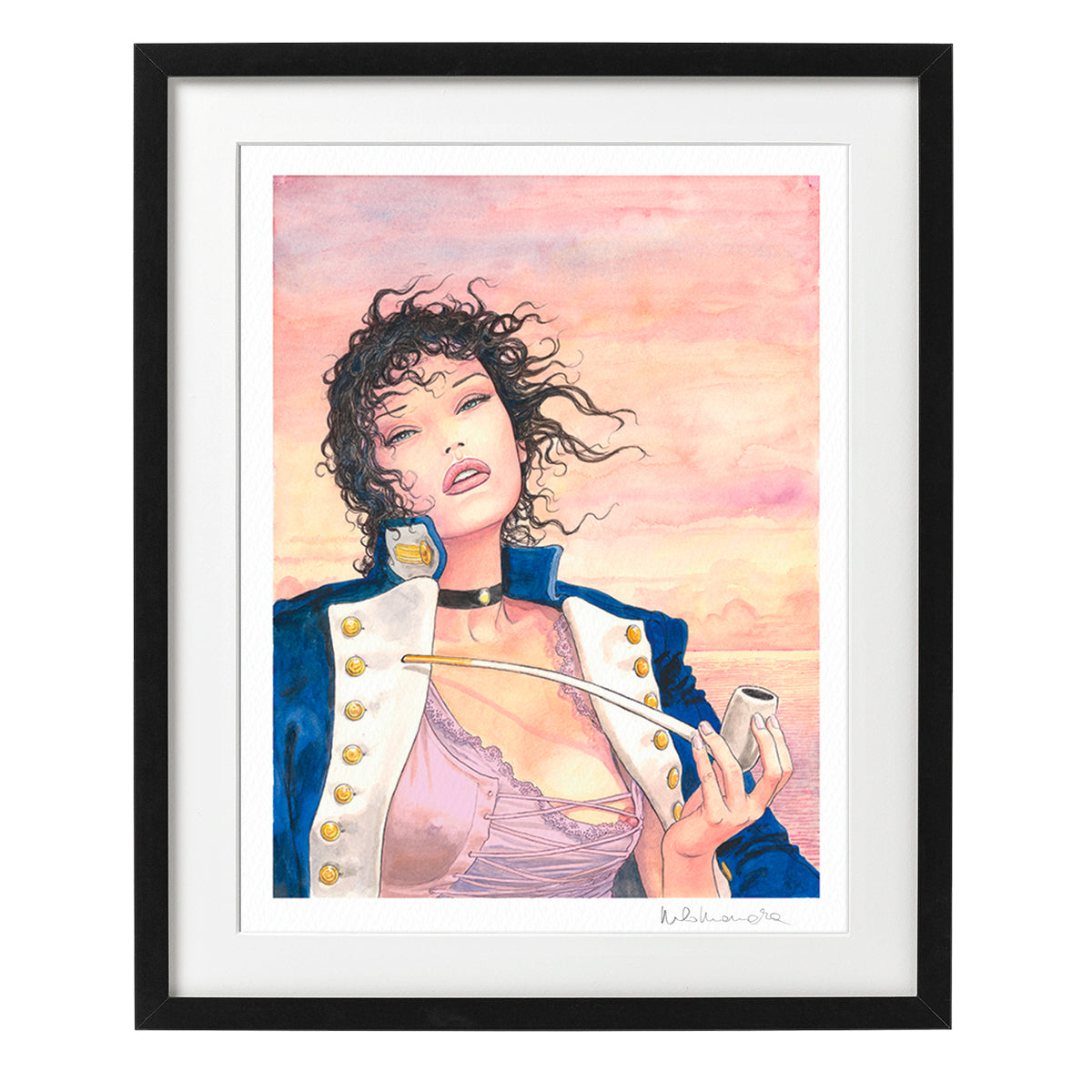 Molly al tramonto - Signature Art Print