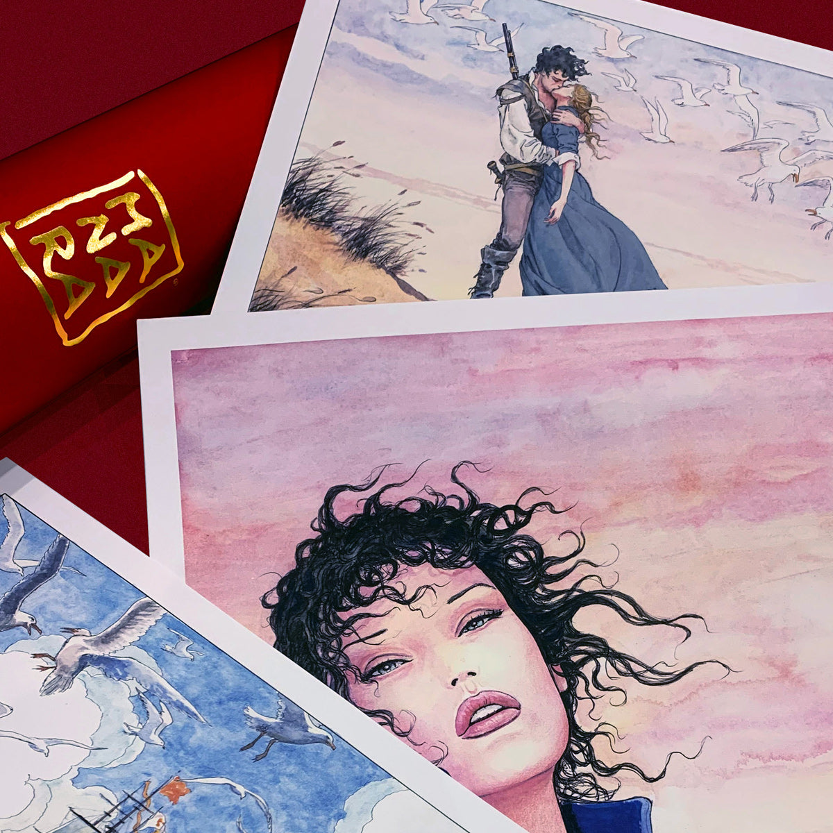 Bacio sulla spiaggia - Signature Art Print