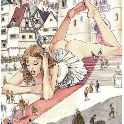 Stampa GULLIVERIANA A LILLIPUT - Manara Official Art