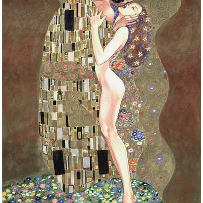Stampa IL BACIO (omaggio a Klimt) - Manara Official Art