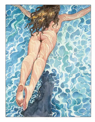 Stampa UN TUFFO NEL BLU - Manara Official Art