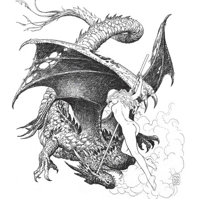 Stampa IL DRAGO - Manara Official Art