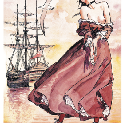 Stampa MOLLY E IL GABBIANO - Manara Official Art