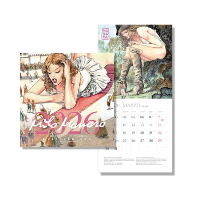 Calendario Milo Manara 2026 - Gulliveriana